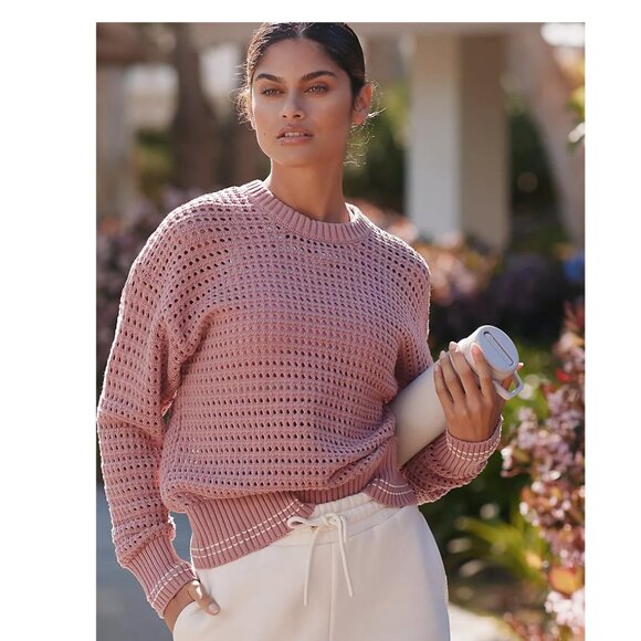 Varley Fox Knit Sweater, Pink, NWT, Small! - Picture 1 of 2